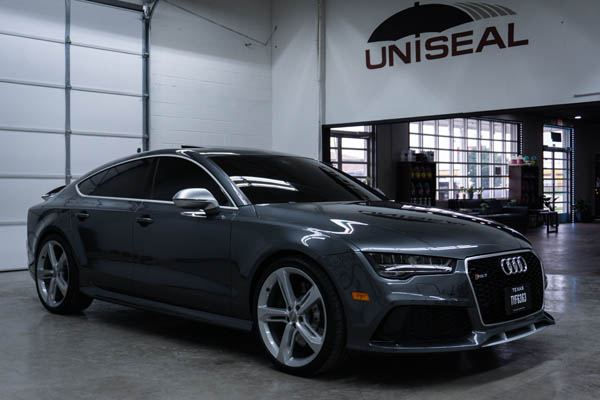 Ceramic Coating Protects black Audi