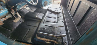 Chevy Cheyenne Super 10 floor liner after restoration