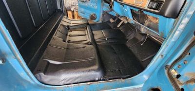 Chevy Cheyenne Super 10 floor liner after restoration