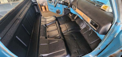 Chevy Cheyenne Super 10 floor liner after restoration