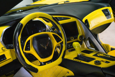 Corvette dash and console