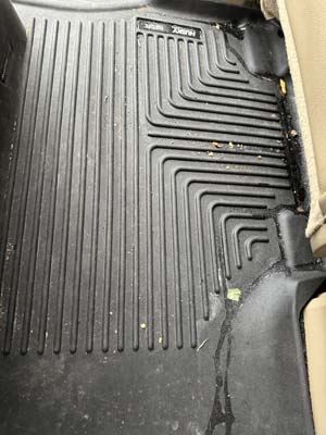 F150 back seat floor mat before image