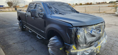 Ford Superduty after spray-on liner