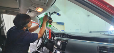 Preparation before window tint